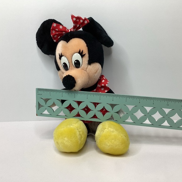 Disneyland Disney World Vintage Minnie Mouse 1980s 10" Plush Doll Stuffed Animal - Picture 9 of 9